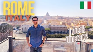 1 WEEK IN ROME AND VATICAN | ITALY | TRAVEL VLOG