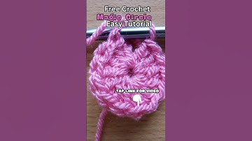 Free Crochet Magic Circle Tutorial #crochethowto #crochetstitches
