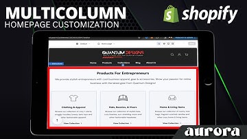 How to Add a Multicolumn to Your Shopify Store
