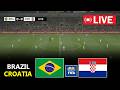 🔴LIVE : Brazil vs Croatia | International Friendly Football Match 2026 | PES 21 Simulation Gameplay