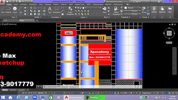 Plaza Front Elevation AutoCAD Urdu Tutorial | Xpacademy