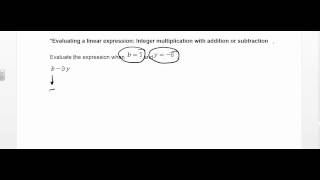 Evaluating a Linear Expression
