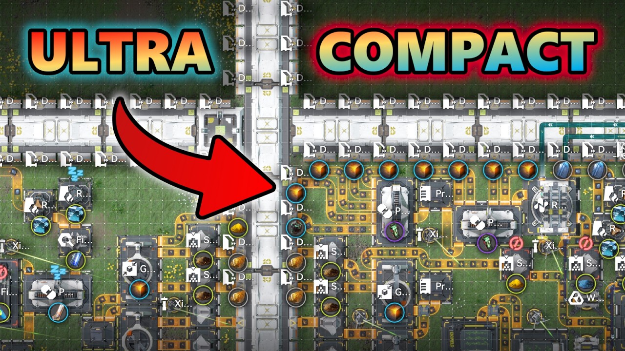 ULTRA COMPACT QUADRANT STYLE FACTORY LAYOUT - YouTube