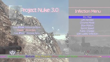 MW2 Project Nuke 3.0 Online Mod Menu | TU8 +Download