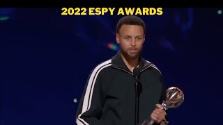 Stephen Curry Wins Best Record Breaking Performance 2022 ESPY Award Show!