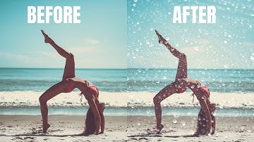 Realistic Rain Effect in Photoshop 1 min Tutorial