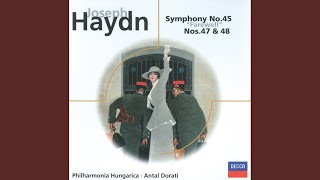 Video thumbnail of "Philharmonia Hungarica - Haydn: Symphony in F sharp minor, H.I No. 45 -"Farewell" - 1. Allegro assai"