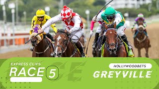 20220817 Hollywoodbets Greyville Express Clip Race 5 won by RODRIGUEZ