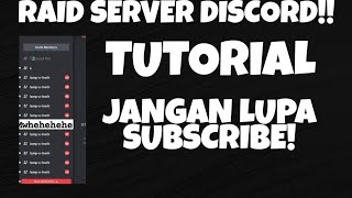 Tutorial Raid Discord Serverbyfachrisdan