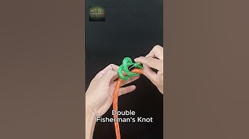 Hướng Dẫn Thắt Nút Double Fisherman’s Knot | Nút Thắt Leo Núi & Sinh Tồn