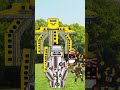 【踏切アニメ】 変形する踏切と救急車とドクターイエローTransforming railroad crossing, ambulance and Doctor Yellow #Shorts
