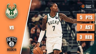 Kevin Porter Jr. - 5 Points, 4 Steals, 7 Assists vs Nets - 2025-26 Regular Season