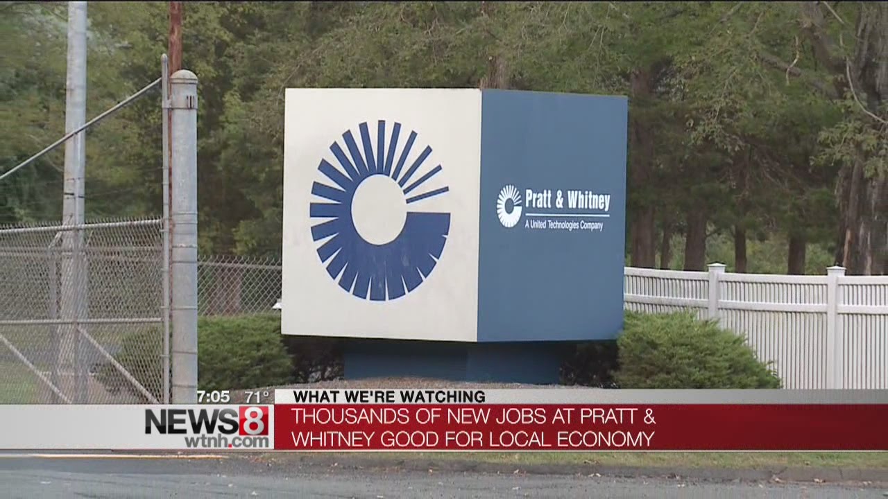 New jobs at Pratt and Whitney good for local economy YouTube