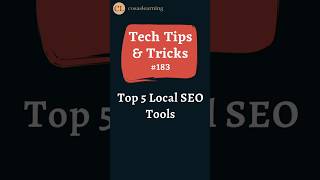 Top 5 Local SEO Tools I Cosas Learning | Tech Tips & Tricks 183 cosas tools tool cosaslearning