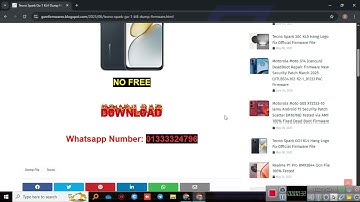 Tecno Spark Go 1 KL4 Dump Firmware #dumpfirmware