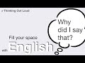 English Self-Talk┃Learn English by Understanding Other People's Thoughts [Reflections of Regret]