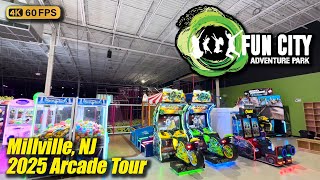 Fun City Adventure Park arcade tour (Millville NJ), new January 2025 full 4K walkthrough screenshot 4