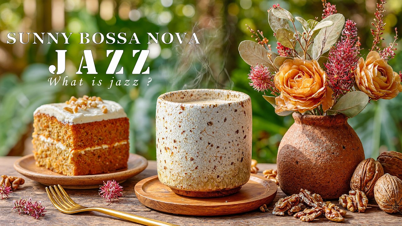 Sunny Spring Morning Bossa Nova Jazz ☕ Cozy Coffee Shop Music For Study, Focus & Relax.