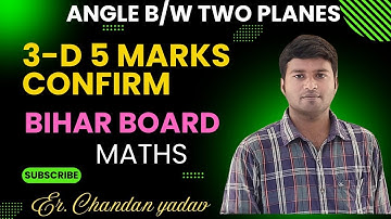 ||Angle Between Two Planes  ||THREE DIMENSIONAL GEOMETRY 5 MARKS CONFIRM ||