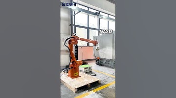 Demonstration of the Spraying Process for SZGH P1950 Robot#industrial #robot #spraypaint #factory