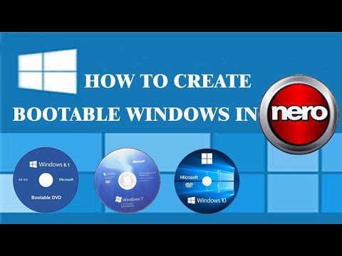 Video: How To Burn A Bootable Disc With Nero