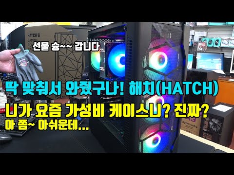 딱 맞춰서 와줬구나! 해치(HATCH) 니가 요즘 가성비 케이스니? 아이구주 해치 케이스 드립니다 컴퓨터수리점 일상