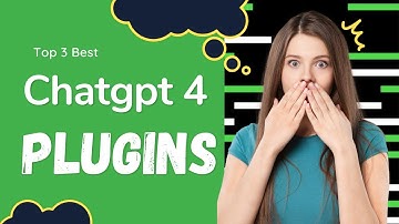 Top 3 Must Have ChatGPT 4 Plugins for 2023! Unleash AI Power | GPT 4 Plugins 💬🚀