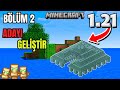 EV YAPTIK !!  MİNECRAFT ISSIZ ADADA HAYATTA KALMA BÖLÜM 2 !!