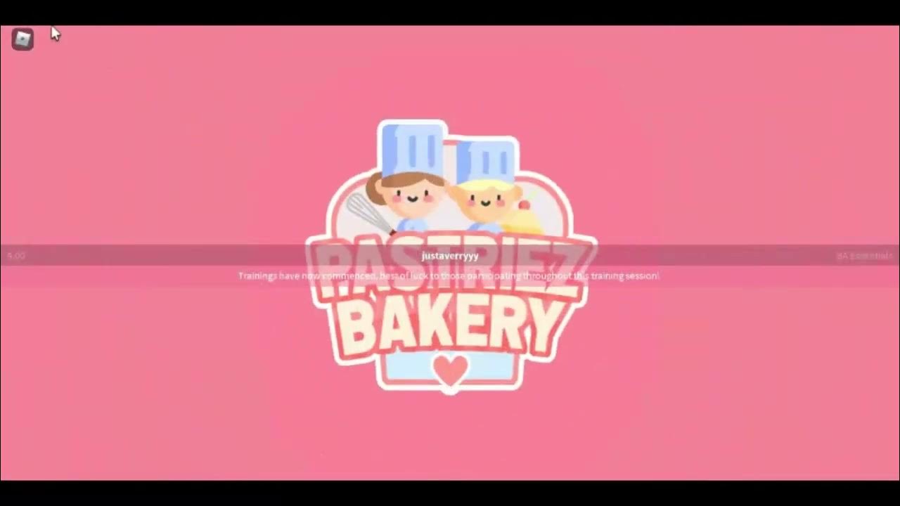 Roblox Pastriez Bakery Training YouTube