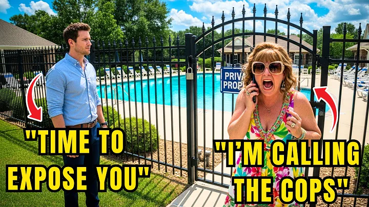 HOA Karen Called the Cops When I Denied Pool Access — But She Didn’t Expect What Came Next
