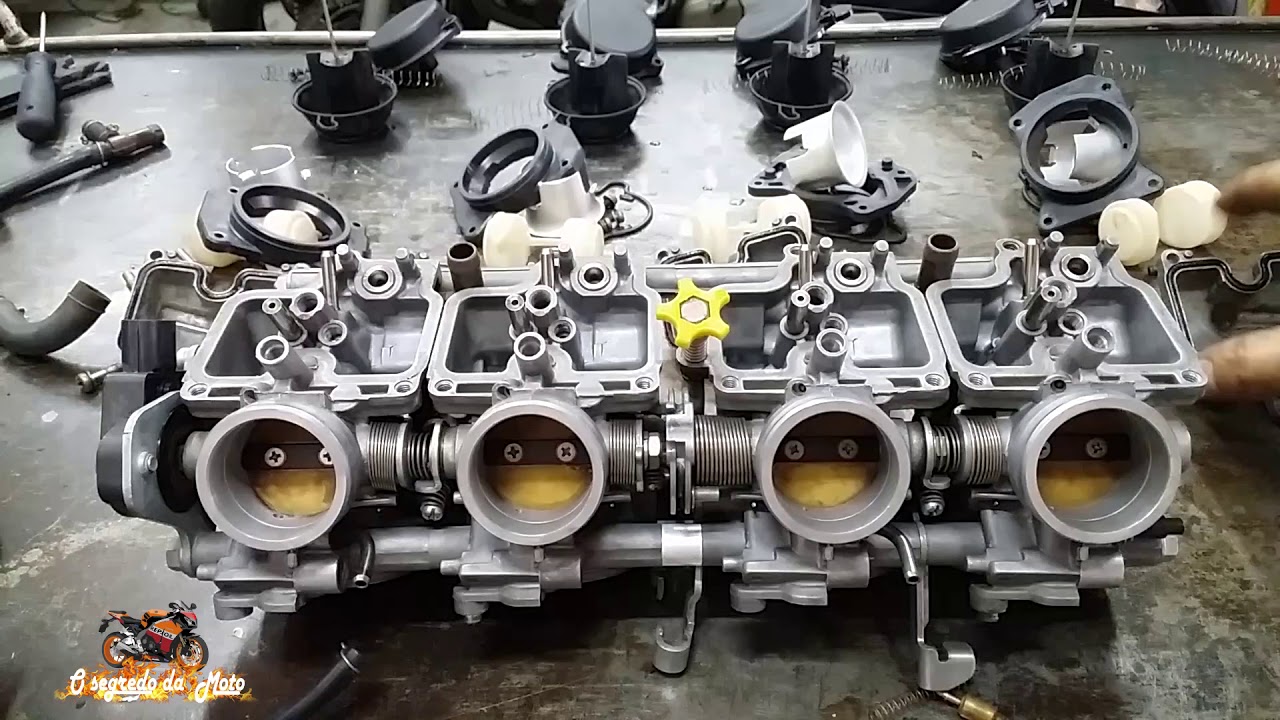 Como limpar os carburadores da CB 600F Hornet 2007 @Parte 2