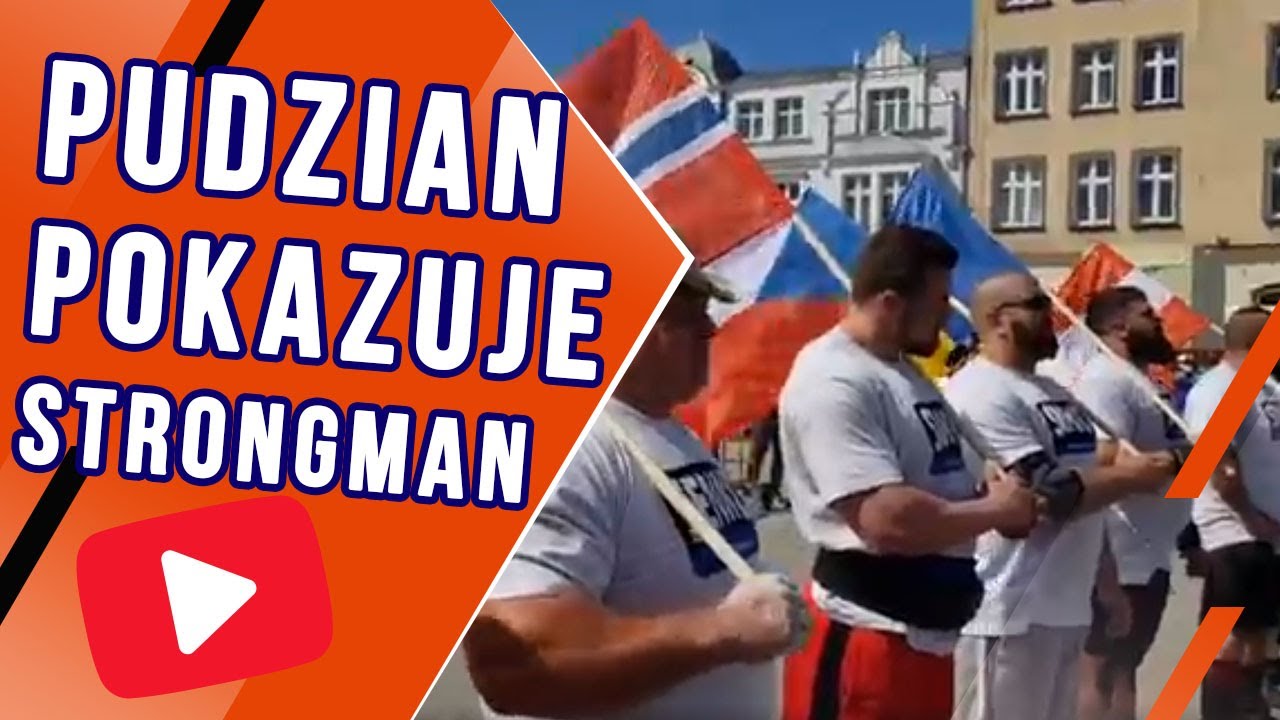 Pudzian pokazuje zawody Strongman w Kartuzach