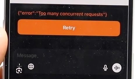 How To FIX Too Many Concurrent Requests In ChatGPT!