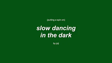 putting a spin on slow dancing in the dark - egg