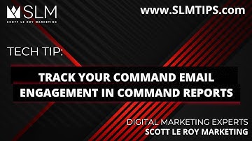 Tech Tip:  Track your Command Email Engagement in Command Reports