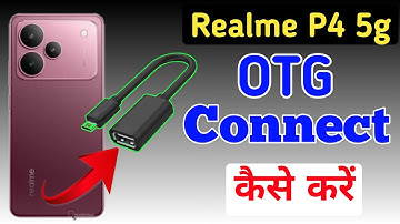 Realme p4 5g me OTG kaise connect kare / How to connect otg in Realme p4 5g