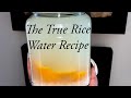 HOW TO MAKE THE TRUE RICE WATER RECIPE (PROMOTES EXTREME HAIR GROWTH)