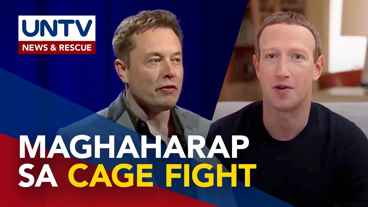 Social media moguls Musk at Zuckerberg, sasabak sa cage fight; laban