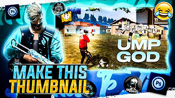 HOW TO MAKE THUMBNAIL LIKE ‎@cap-8ff || FREE FIRE UMP GOD TRENDING THUMBNAIL TUTORIAL?