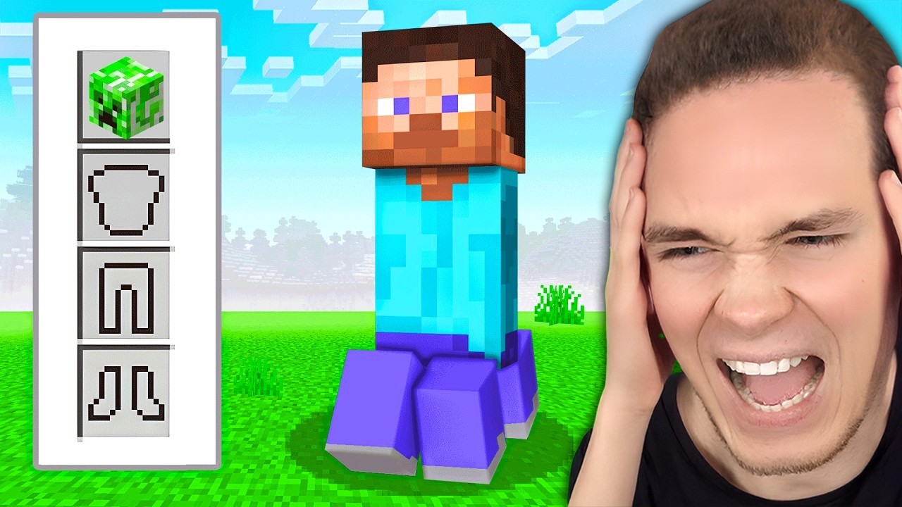 MINECRAFT, aber MIT 0,000001% LOGIK...😦