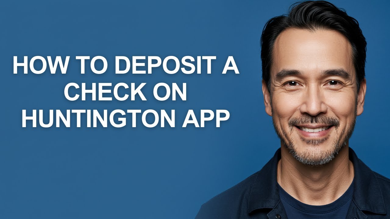 How To Deposit A Check On Huntington App - KevinHowTo - YouTube