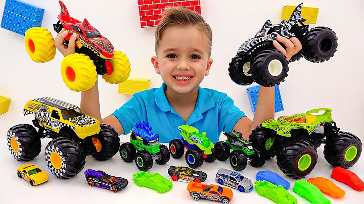 Vlad and Niki play and have fun with New Toy Cars ...