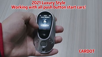 Cardot luxury car lcd key remote control car automotive system for all push button start cars
