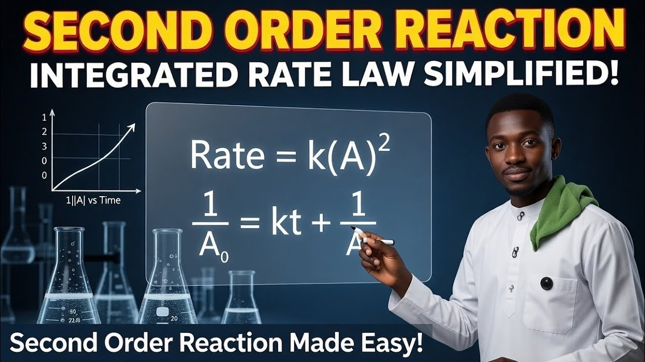 Second Order Reaction. #viralvideo #jamb2026 #GCSE2025 #sscexam2026 