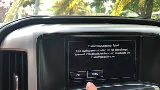 2015 GMC Sierra 1500 Truck  IntelliLink Screen problems.