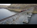 Drone chase over the massive trestle in joso washington 11192017