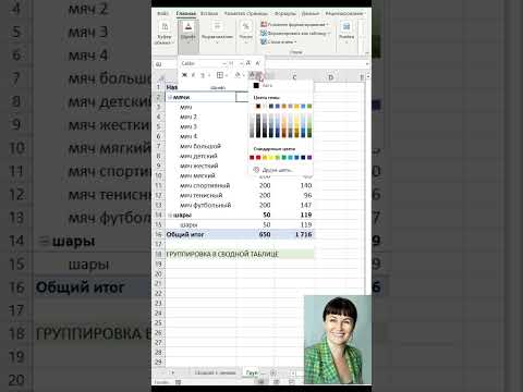 СВОДНАЯ ТАБЛИЦА - ГРУППИРОВКА