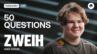 картинка: TEAM SPIRIT: ZWEIH - 50 ВОПРОСОВ