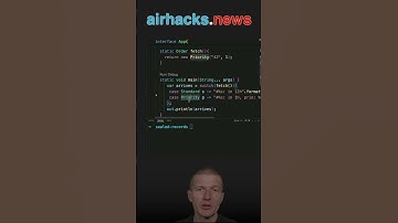 Sealed Records #java #shorts #coding #airhacks
