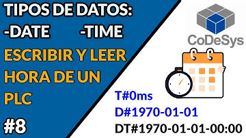 ⏰🔵✅CODESYS 3.5 SP4 - DATE / TIME DATA TYPES - READ AND WRITE THE DATE AND TIME OF A PLC